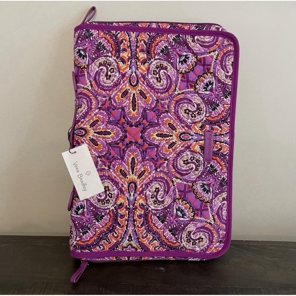 Vera Bradley Dream Tapestry Iconic Ultimate Jewelry Organizer Case Hanging NWT
